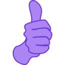 download Thumbs Up Nathan Eady 01 clipart image with 225 hue color