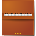 download Piano clipart image with 0 hue color