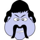 download Angry Man clipart image with 225 hue color