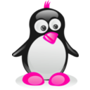 download Tux clipart image with 270 hue color