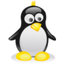 download Tux clipart image with 0 hue color