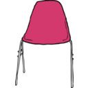 download Modern Chair Front clipart image with 315 hue color