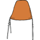 download Modern Chair Front clipart image with 0 hue color