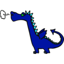 download Architetto Dragon clipart image with 90 hue color