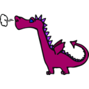 download Architetto Dragon clipart image with 180 hue color