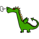 download Architetto Dragon clipart image with 315 hue color