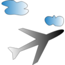download Plane Icon clipart image with 0 hue color