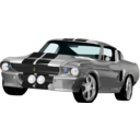 download Mustang 500gt clipart image with 0 hue color