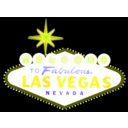 download Las Vegas Sign clipart image with 45 hue color