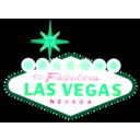 download Las Vegas Sign clipart image with 135 hue color