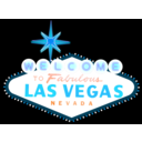 download Las Vegas Sign clipart image with 180 hue color