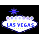 download Las Vegas Sign clipart image with 225 hue color
