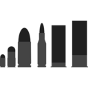download Bullet Silhouettes clipart image with 225 hue color