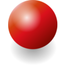 download Ball clipart image with 0 hue color