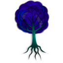 download Simple Tree 2 clipart image with 135 hue color