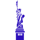 download New York Statue Of Liberty clipart image with 45 hue color