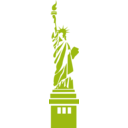 download New York Statue Of Liberty clipart image with 225 hue color
