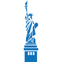 download New York Statue Of Liberty clipart image with 0 hue color