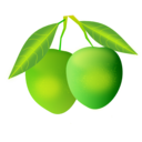 download Mango clipart image with 0 hue color