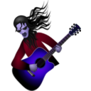 download Guitar Dude clipart image with 225 hue color