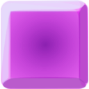 download Button Magenta clipart image with 315 hue color