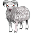 download Sheep clipart image with 315 hue color