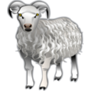 download Sheep clipart image with 0 hue color