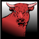 download Bull Head clipart image with 0 hue color