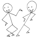 download Dance Toon clipart image with 135 hue color