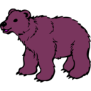 download Young Brown Bear clipart image with 315 hue color