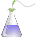 download Bubbling Erlenmeyer clipart image with 45 hue color