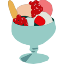 download Ice Cream Cup clipart image with 0 hue color