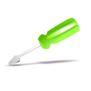 download Screwdriver Icon clipart image with 90 hue color