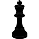 download Chess Piece Black King clipart image with 90 hue color