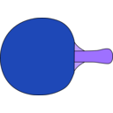 download Table Tennis Racquet clipart image with 225 hue color