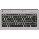 download Btc6100c Uk Compact Keyboard clipart image with 135 hue color