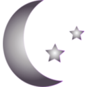 download Crescent Icon clipart image with 90 hue color