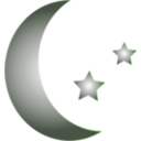 download Crescent Icon clipart image with 270 hue color