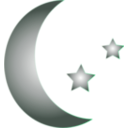 download Crescent Icon clipart image with 315 hue color