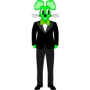 download Mouse In A Tuxedo clipart image with 90 hue color