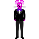 download Mouse In A Tuxedo clipart image with 270 hue color