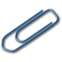 download Green Paperclip clipart image with 90 hue color