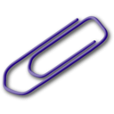 download Green Paperclip clipart image with 135 hue color
