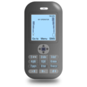 download Classic Phone clipart image with 180 hue color