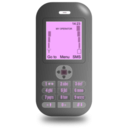 download Classic Phone clipart image with 270 hue color
