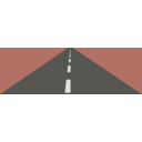 download Road With Landscape clipart image with 270 hue color