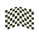 download Chequered Flag Icon 2 clipart image with 225 hue color