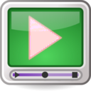 download Tango Styled Video Player Icon clipart image with 270 hue color