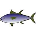 download Thunfish clipart image with 0 hue color
