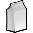 download Milk Box clipart image with 45 hue color